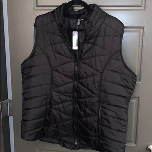 NWT New Directions Puffer Vest Plus Size